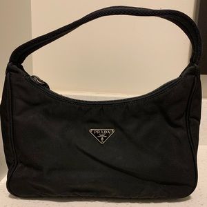 Prada Vela Nylon Handle Bag.